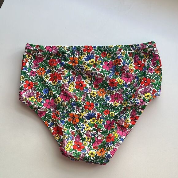 J Crew Girls Bikini Bottom Size 12 Floral - Picture 2 of 4